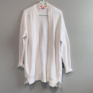 Joe Fresh Women's Cream Open-Front Cardigan